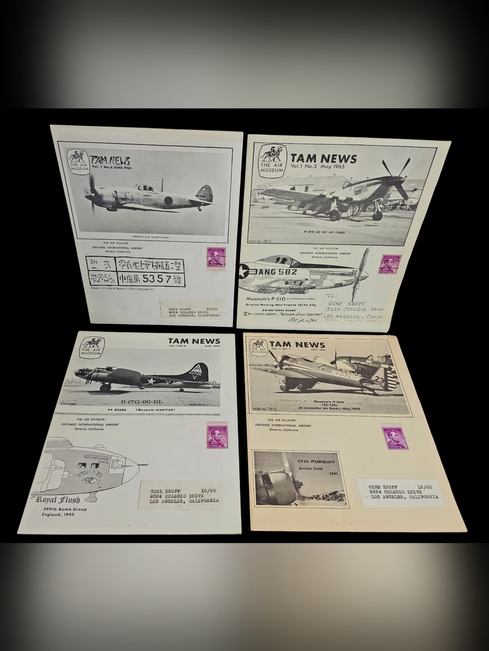 The Air Museum TAM News Ontario International Airport Aviation Publication 1965
